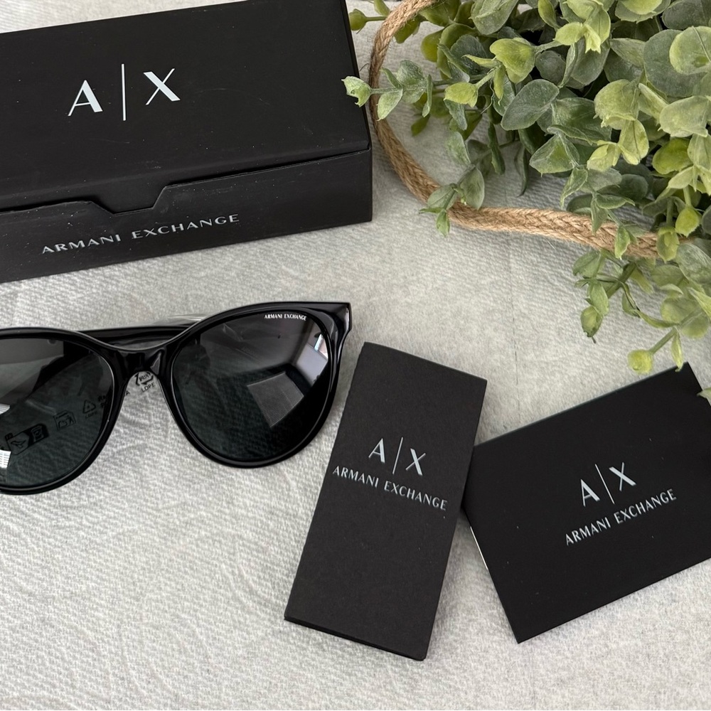 Armani Exchange Classic Black Sunglasses